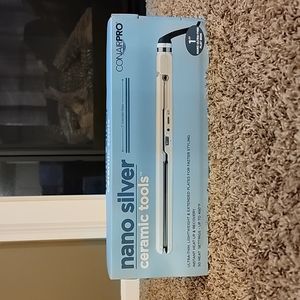 CONAIR PRO Ultra Thin and Lightweight 1" Nano Silver Flat Iron